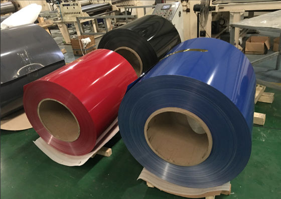 Aleación 3003 Temper H32 1.00mm espesor bobina de aluminio prepintada para decoración de techos