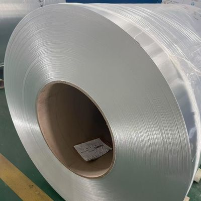 Bobina de aluminio lacada de color transparente AA3003 H24 0,3 mm espesor utilizado para la corteza del condensador