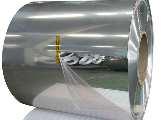 Aleación 1085 0,60 mm espesor espejo de plata acabado de lámina de aluminio con reflexión por encima del 96% para la fabricación de paneles de energía solar
