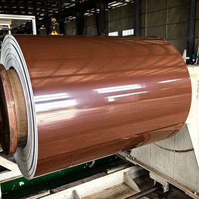 PVDF o PE lámina de aluminio recubierta de color en bobina 3003 H14 para la producción canaletas y paredes