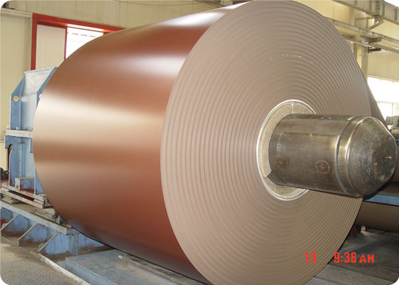 Aleación 1050 H18 0,35 mm X 1220 mm Ral de color de revestimiento de la hoja de aluminio para la producción de ACP - Panel compuesto de aluminio y plástico