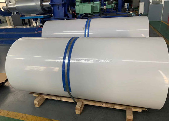 2250 mm de ancho de aleación ultra ancha 5052 H26 de alta brillo de color blanco recubrido de bobina de aluminio utilizado para la fabricación de cajas de furgonetas y camiones