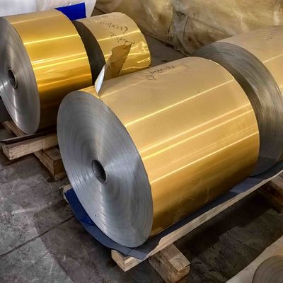 Poliéster de laca AA8011 O Hoja de aluminio recubierta de color 0.08-0.11mm de espesor para aislamiento de techos de edificios