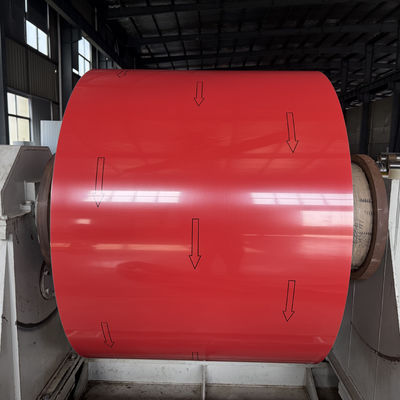 Aleación 5052 bobina de aluminio prepintada de 1,1 mm para paneles interiores de cabina de embarcaciones marinas