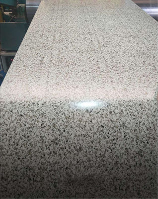 Aleación 3003 de mármol con diseño de patrón de revestimiento de bobina de aluminio 24 Ga X 48 pulgadas de chapa de aluminio pre pintada para fachadas de edificios