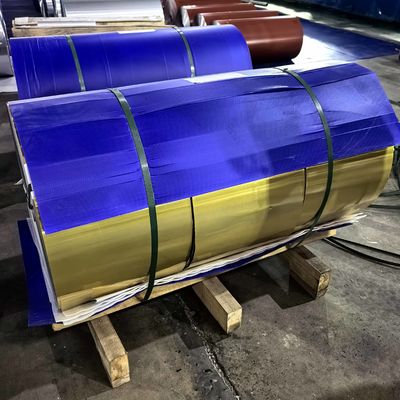 Lámina de aluminio coloreada para sistemas de techado (Aleación AA1050/1060/1100, calibre 0.11mm)