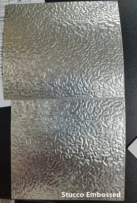 Patrón de arrugas Estringas de aluminio Preparado Bobina de aluminio preferido de aluminio 0.50 mm de espesor