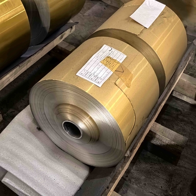 8011 O Temper 0.12mm Lámina de Aluminio Pintada Lateralmente Duradera para la Producción de Contenedores para Hornear