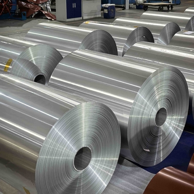 8011 O Papel de aluminio de 0.05mm de espesor, 260mm de ancho, usado para envasado de alimentos