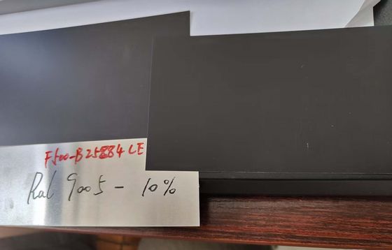 Bobina de aluminio prepintada PVDF del color mate grueso de la aleación 3105 2,00m m Ral 9005 para el panel de la fachada de las paredes de cortina