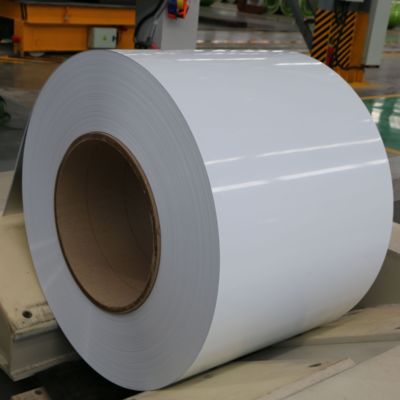Bobina de aluminio de aleación de aluminio 5754 (1,5 mm, acabado de poliéster blanco) para paneles de gabinete