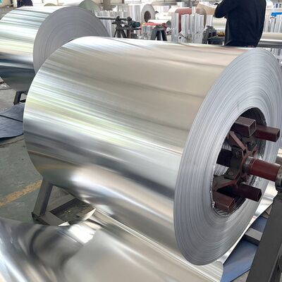 8011 H14 bobina de aluminio recubierta de color de 0,04 mm para tapas de botellas de líquido oral