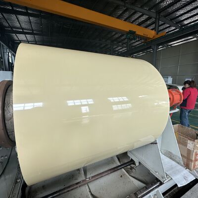 Bobina de aluminio prepintado de 0,5-1,0 mm de espesor, resistente a la corrosión, colores personalizados para láminas de techo corrugado