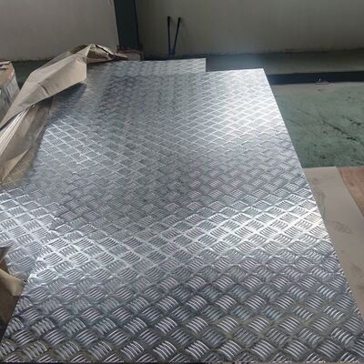 Placa inspectora de aluminio de aleación de aluminio 1050 para cajas de herramientas | Espesor 1,2–3,0 mm | Ancho 1000–1500 mm | Patrón de cinco barras o diamante | Acabado de molino o pulido