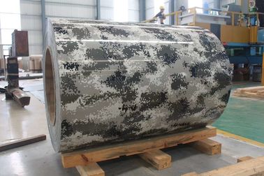 Hoja de aluminio pre pintada del modelo del diseño del camuflaje para la decoración constructiva de la pared
