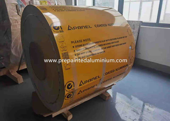 La anchura 2490m m del MTC prepintó la capa superficial de aluminio de la bobina PVDF
