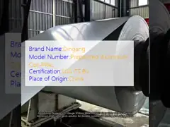 23 medidor 914 mm de ancho AA3003 Color gris PE bobina de aluminio pre-pintada para la fabricación de techos comerciales y paneles laterales